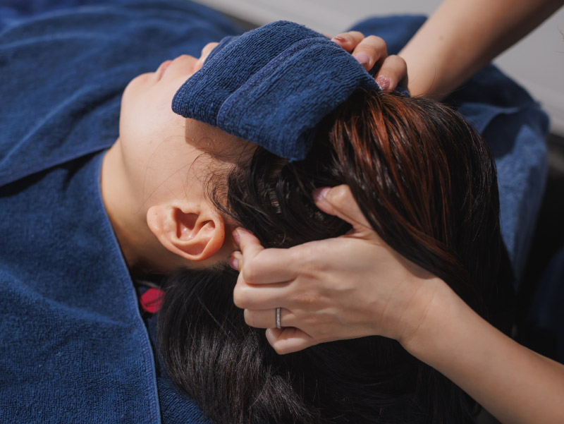 ドライヘッドスパ